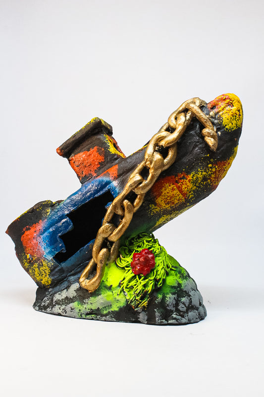 Barco Con Cadena Grande